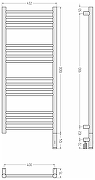 Электрический полотенцесушитель Сунержа Богема 3.1 прямая 1000x400 R 03-6005-1040 цвет Золото-3