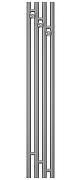 Электрический полотенцесушитель Сунержа Кантата 3.1 1200x159 L 071-6046-1216 цвет Сатин-1
