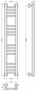 Водяной полотенцесушитель Сунержа Богема PRO 1000x150 15-0460-1015 цвет Темный титан муар-3