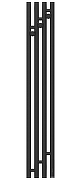 Электрический полотенцесушитель Сунержа Кантата 3.1 1200x159 R 15-6047-1216 цвет Темный титан муар-1