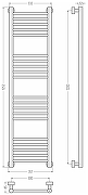 Водяной полотенцесушитель Сунержа Богема PRO 1200x300 32-0460-1230 цвет Золотой шелк-3
