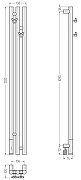 Электрический полотенцесушитель Сунержа Терция 3.1 1200x106 L 32-6044-1211 цвет Золотой шелк-3