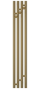 Электрический полотенцесушитель Сунержа Кантата 3.1 1200х159 R 32-6047-1216 цвет Золотой шелк-1