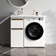 Тумба с раковиной AM.PM X-joy 100 L M85-FSX0402-WPL1001WG цвет Белый глянцевый-1