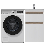 Тумба с раковиной AM.PM X-joy 120 R M85-FSX0602-WPR1201WG цвет Белый глянцевый