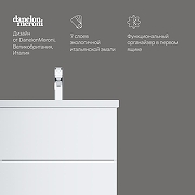 Тумба с раковиной AM.PM Gem 60 M90-FHX0602-WC0602WG подвесная цвет Белый глянцевый-6