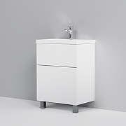 Тумба с раковиной AM.PM Gem 60 M90-FSX0602-WC0602WG цвет Белый глянцевый-6