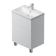 Тумба с раковиной AM.PM Gem 60 M90-FSX0602-WC0602WG цвет Белый глянцевый-10