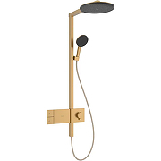 Душевая система Hansgrohe Raindance Alive S 24582140 с термостатом цвет Шлифованная бронза