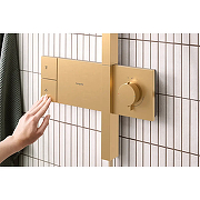 Душевая система Hansgrohe Raindance Alive S 24582140 с термостатом цвет Шлифованная бронза-1