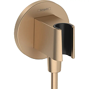 Шланговое подключение Hansgrohe FixFit S 26888140 цвет Шлифованная бронза