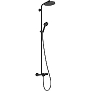 Душевая система Hansgrohe Activera S 28871670 с термостатом цвет Черный матовый