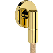 Шланговое подключение Hansgrohe FixFit Fine S 28882990 цвет Полированное золото глянцевое
