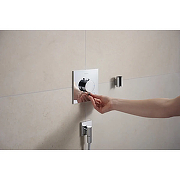 Шланговое подключение Hansgrohe FixFit Fine E 28883000 цвет Хром-1