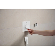 Шланговое подключение Hansgrohe FixFit Fine E 28883700 цвет Белый матовый-1