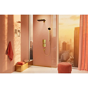 Шланговое подключение Hansgrohe FixFit Fine E 28883990 цвет Полированное золото глянцевое-3