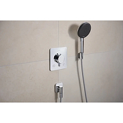 Шланговое подключение Hansgrohe FixFit Fine Q 28884000 цвет Хром-1