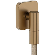 Шланговое подключение Hansgrohe FixFit Fine Q 28884140 цвет Шлифованная бронза