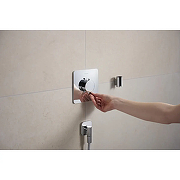 Смеситель для душа Hansgrohe Ecostat Comfort Q 33712000 с термостатом цвет Хром-3