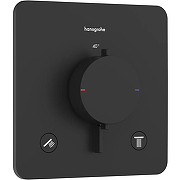 Смеситель для душа Hansgrohe Ecostat Comfort Q 33713670 с термостатом цвет Черный матовый