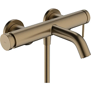 Смеситель для ванны Hansgrohe Tecturis S 73422140 цвет Шлифованная бронза