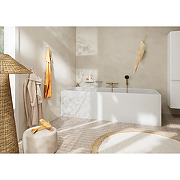 Смеситель для ванны Hansgrohe Tecturis S 73422140 цвет Шлифованная бронза-1
