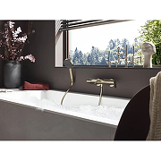 Смеситель для ванны Hansgrohe Vivenis 75420140 цвет Шлифованная бронза-1