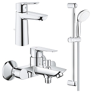 Комплект смесителей Grohe BauEdge 1000180 цвет Хром