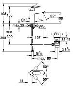 Комплект смесителей Grohe BauEdge 1000180 цвет Хром-7