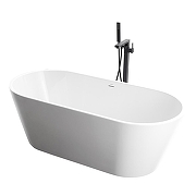 Акриловая ванна Abber 150х74 AB9268-1.5 цвет Белый-1