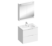 Комплект мебели для ванной Ravak Classic II 70 70508058 подвесной цвет Белый глянцевый