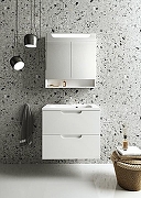 Комплект мебели для ванной Ravak Classic II 60 70508059 подвесной цвет Белый глянцевый-4