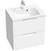 Комплект мебели для ванной Ravak Classic II 60 70508059 подвесной цвет Белый глянцевый-5