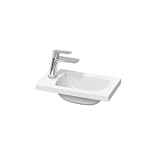 Тумба с раковиной Ravak Classic II 40 L 70508061 подвесная цвет Белый глянцевый-4