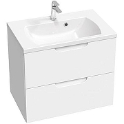 Тумба с раковиной Ravak Classic II 70 70508068 подвесная цвет Белый глянцевый
