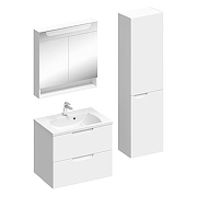 Комплект мебели для ванной Ravak Classic II 60 70508073 подвесной цвет Белый глянцевый