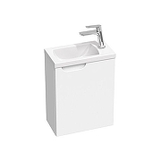 Тумба с раковиной Ravak Classic II 40 R 70508081 подвесная со смесителем для раковины цвет Белый глянцевый