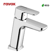Тумба с раковиной Ravak Classic II 40 R 70508081 подвесная со смесителем для раковины цвет Белый глянцевый-5