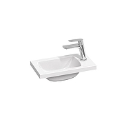 Тумба с раковиной Ravak Classic II 40 R 70508081 подвесная со смесителем для раковины цвет Белый глянцевый-6