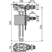 Наливная арматура Alcaplast A150UNI с боковой подводкой-1