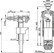 Сливная арматура Alcaplast SA2000 3/8