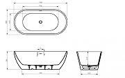 Акриловая ванна BelBagno Формат (Uno) 170х80 BB701-1700-800-K цвет Белый-6