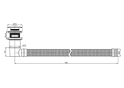 Слив-перелив BelBagno BB39-OVF-BORO click-clack цвет Брашированное золото-1