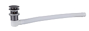 Слив-перелив BelBagno BB39-OVF-GM click-clack цвет Оружейная сталь