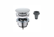 Донный клапан Aquatek AQ6007CR click-clack цвет Хром