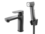 Смеситель для раковины Aquatek Альфа AQ1912MB цвет Черный матовый-1