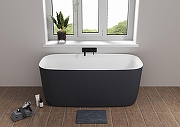 Акриловая ванна Allen Brau Infinity 3 170х78 2.21003.21/AM цвет Антрацит Белый-1