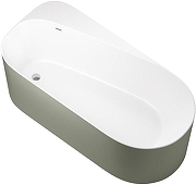 Акриловая ванна Allen Brau Priority 1 170х80 2.31001.21/CGM цвет Олива Белый