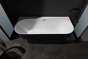 Акриловая ванна Allen Brau Priority 3 170х78 2.31003.20/AM цвет Антрацит Белый-3