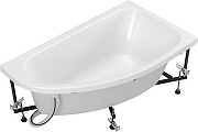 Акриловая ванна Aquanet Maya 140х80 R 387248 цвет Белый-2